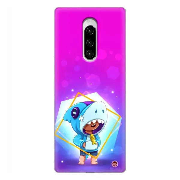 Чехол с рисунком «Леон в костюме Акулы» для Sony Xperia 1 Чехол с рисунком «Леон в костюме Акулы» для Sony Xperia 1