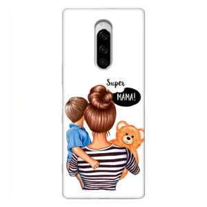 Чехлы для МАМЫ на Sony Xperia 1 (Мама и сын)