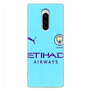 Силиконовые Чехлы принт Футбол на Sony Xperia 1 (Man City)
