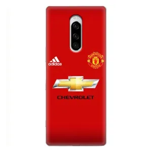 Силиконовые Чехлы принт Футбол на Sony Xperia 1 (Man United)