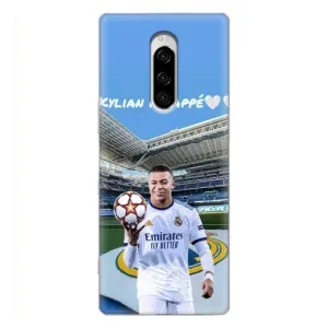 Чехол (TPU) с Футболистом на Sony Xperia 1 (Mbappe Real)