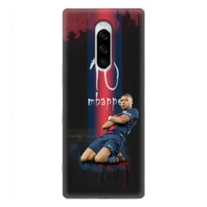 Чехол (TPU) с Футболистом на Sony Xperia 1 (MBAPPE 10)