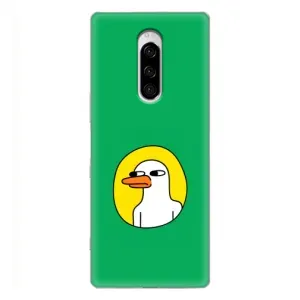 Бампер с принтом Мемы для Sony Xperia 1 (Мем Утка)
