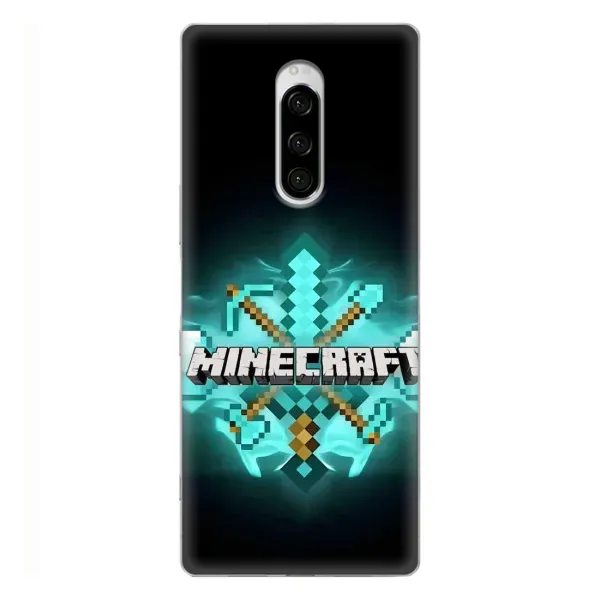 Чехол с рисунком «MineCraft 2» для Sony Xperia 1 Чехол с рисунком «MineCraft 2» для Sony Xperia 1