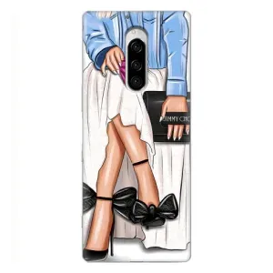 Силиконовый Чехол на Sony Xperia 1 с картинкой Стильных Девушек (Мода)