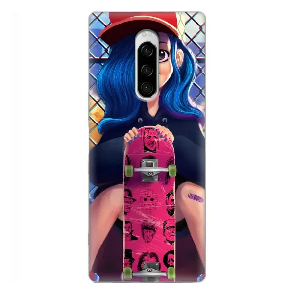 Чохол з малюнком «Модна Дівчинка» для Sony Xperia 1 Чохол з малюнком «Модна Дівчинка» для Sony Xperia 1