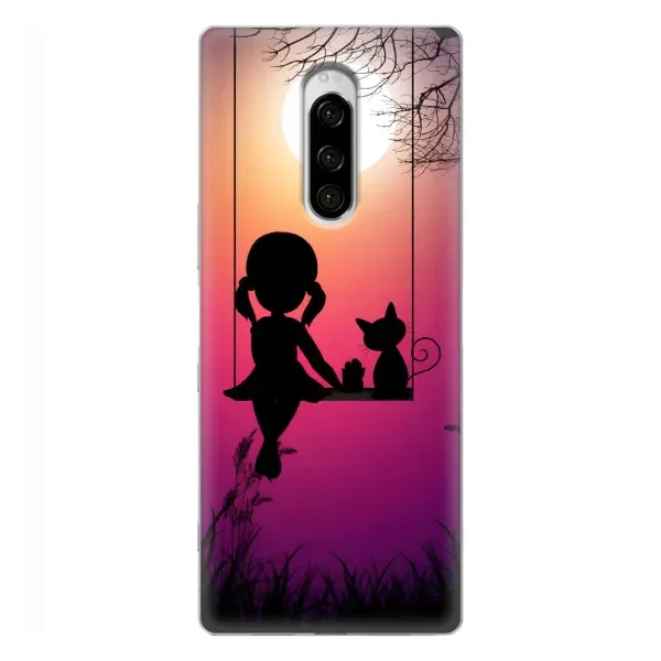 Чехол с рисунком «На качели» для Sony Xperia 1 Чехол с рисунком «На качели» для Sony Xperia 1