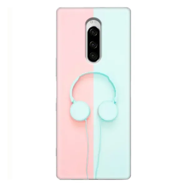 Чехол с рисунком «Наушники» для Sony Xperia 1 Чехол с рисунком «Наушники» для Sony Xperia 1