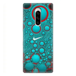 Силіконовый Чохол на Sony Xperia 1 з картинкою НАЙК (Найк зелений)