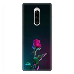 Чохли з принтом Троянд для Sony Xperia 1 (Нічна троянда)
