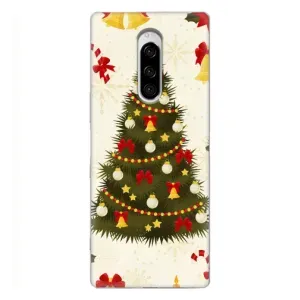 Чехол Новогодняя Елка на Sony Xperia 1 (Новогодний принт)