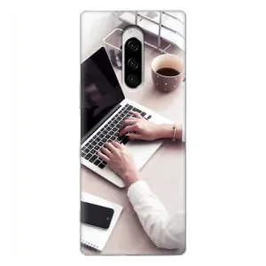 Силиконовый бампер (Работники) на Sony Xperia 1 (Офисный работник)