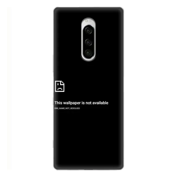 Чехол с рисунком «Ошибка» для Sony Xperia 1