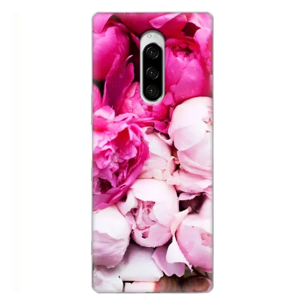 Чохол з малюнком «Півонії» для Sony Xperia 1 Чохол з малюнком «Півонії» для Sony Xperia 1