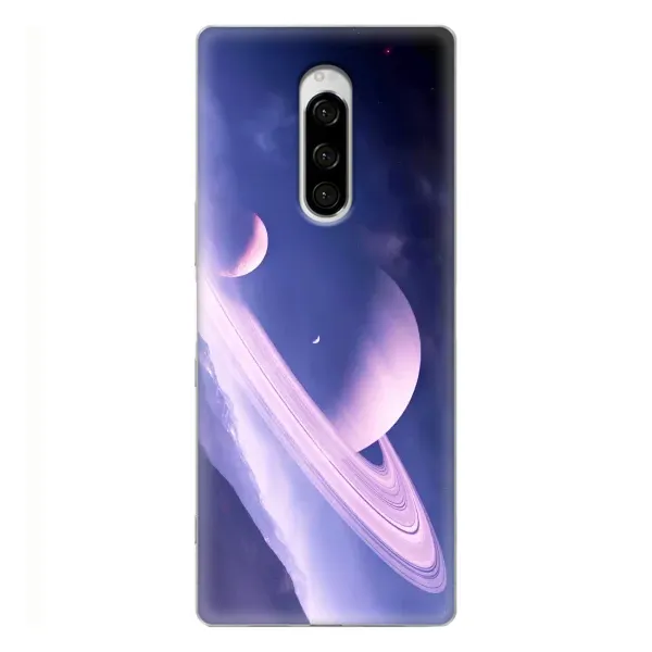 Чехол с рисунком «Планета в космосе» для Sony Xperia 1 Чехол с рисунком «Планета в космосе» для Sony Xperia 1