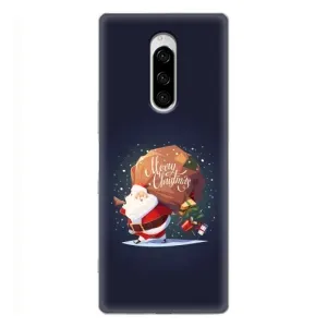Чехол Санта Клаус для Sony Xperia 1 (Подарки от Санты)