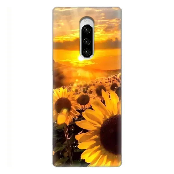 Чехол с рисунком «поле подсолнухов» для Sony Xperia 1 Чехол с рисунком «поле подсолнухов» для Sony Xperia 1