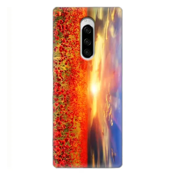 Чехол с рисунком «Поле тюльпанов» для Sony Xperia 1 Чехол с рисунком «Поле тюльпанов» для Sony Xperia 1