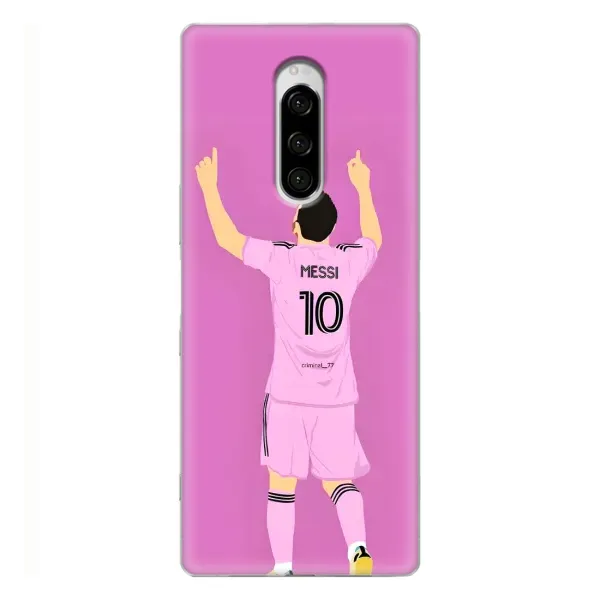 Чехол с рисунком «Празднование Месси» для Sony Xperia 1