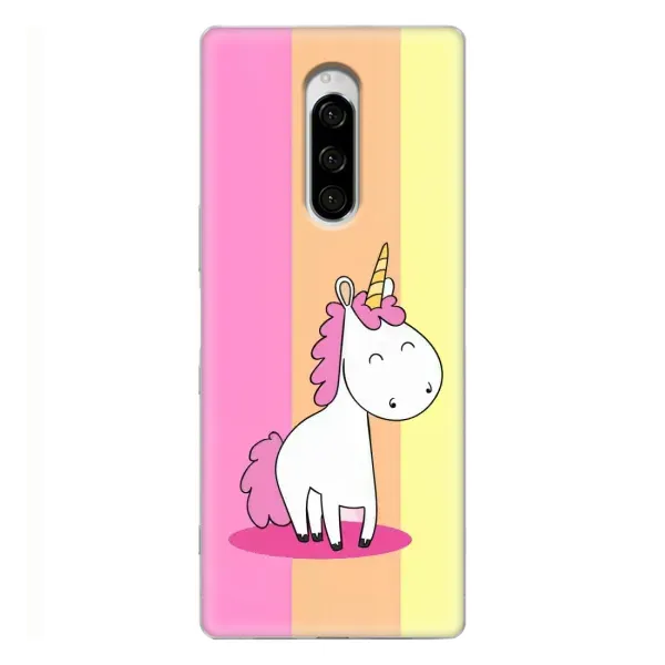 Чехол с рисунком «Радужный Единорог» для Sony Xperia 1 Чехол с рисунком «Радужный Единорог» для Sony Xperia 1
