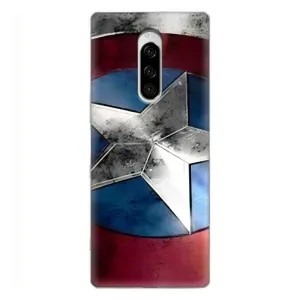 Чехол с Щитом Капитана Америки на Sony Xperia 1 (Щит Капитана Америки)