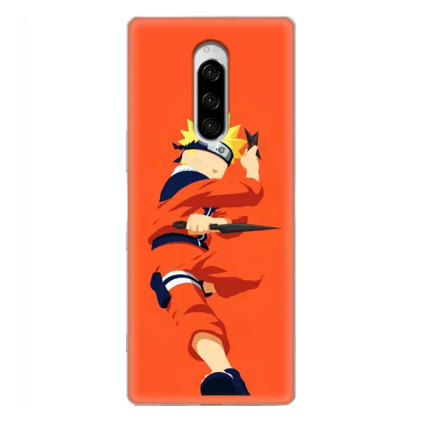 Чехол с рисунком «Силуэт Наруто» для Sony Xperia 1 Чехол с рисунком «Силуэт Наруто» для Sony Xperia 1
