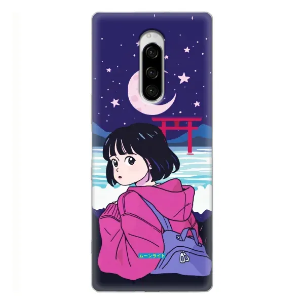 Чехол с рисунком «Синобу Миякэ» для Sony Xperia 1 Чехол с рисунком «Синобу Миякэ» для Sony Xperia 1