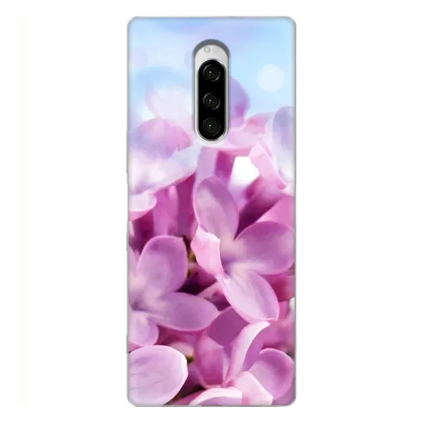 Чохол з малюнком «Бузкові квіти» для Sony Xperia 1 Чохол з малюнком «Бузкові квіти» для Sony Xperia 1
