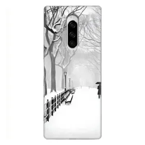 Чехлы на Новый Год Sony Xperia 1 (Снегом замело)