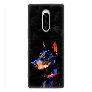 Бампер для Sony Xperia 1 с картинкой "Песики" (Собака Мопс)
