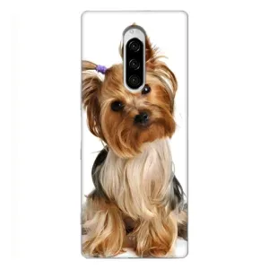 Чехол (ТПУ) Милые собачки для Sony Xperia 1 (Собака Терьер)