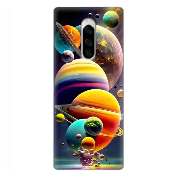 Чехол с рисунком «Солнечна система» для Sony Xperia 1 Чехол с рисунком «Солнечна система» для Sony Xperia 1