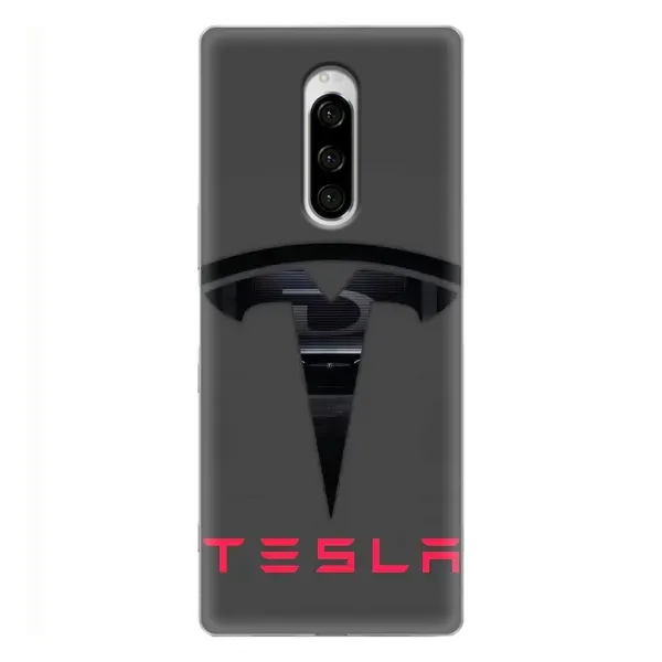 Чехол с рисунком «Logo TESLA» для Sony Xperia 1 Чехол с рисунком «Logo TESLA» для Sony Xperia 1