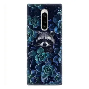 Силиконовый Чехол с Енотами на Sony Xperia 1 (В цветах)