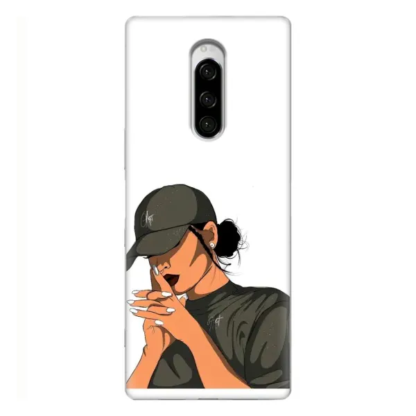 Чехол с рисунком «В зеленом» для Sony Xperia 1