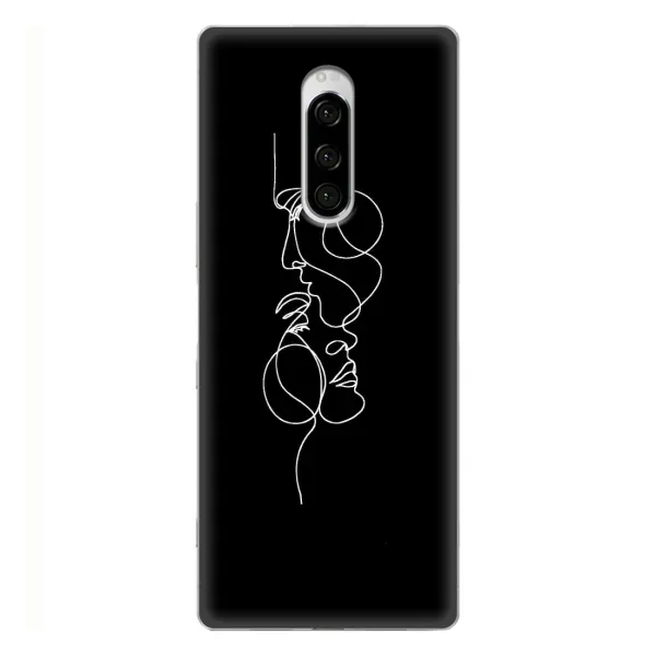 Чехол с рисунком «Влюбленная пара» для Sony Xperia 1 Чехол с рисунком «Влюбленная пара» для Sony Xperia 1