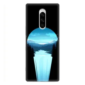 Літній Чохол на Sony Xperia 1 (Синій Водоспад)
