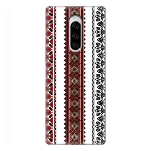 Силиконовый Чехол на Sony Xperia 1 с картинкой Вышиванки (Вышиваночки)