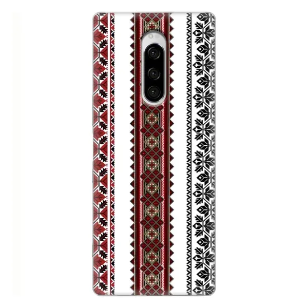 Чехол с рисунком «Вышиваночки» для Sony Xperia 1 Чехол с рисунком «Вышиваночки» для Sony Xperia 1