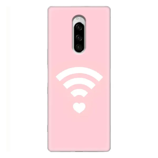 Чехол с рисунком «WiFi Love» для Sony Xperia 1 Чехол с рисунком «WiFi Love» для Sony Xperia 1