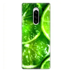 Чехол с изображением вкусной еды для Sony Xperia 1 (Яркий ЛАЙМ)