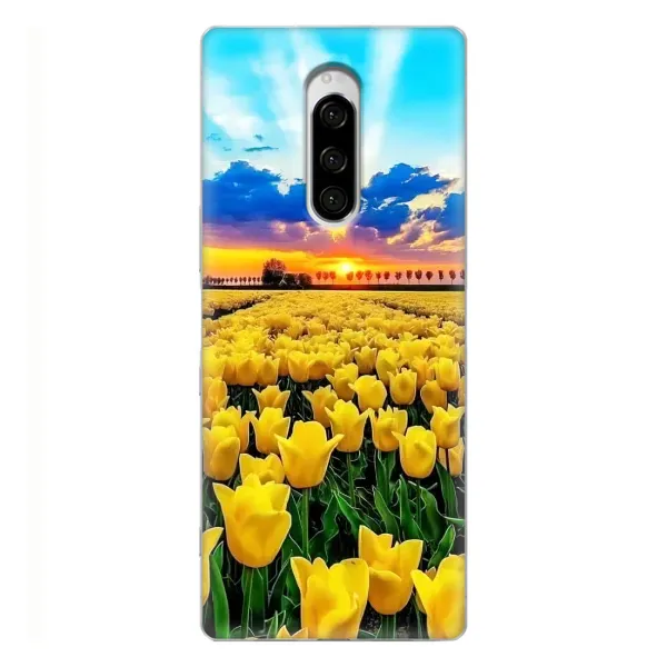 Чехол с рисунком «Желтые тюльпаны» для Sony Xperia 1 Чехол с рисунком «Желтые тюльпаны» для Sony Xperia 1