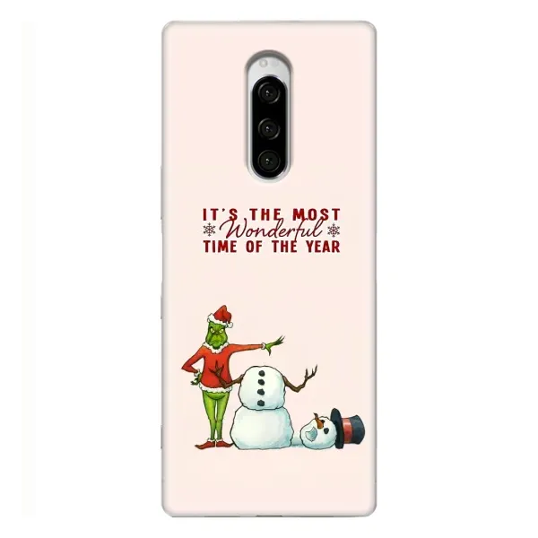 Чехол с рисунком «Злой Гринч» для Sony Xperia 1 Чехол с рисунком «Злой Гринч» для Sony Xperia 1