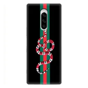 Чохли бренд ГУЧЧІ для Sony Xperia 1 (Змій Гуччі)