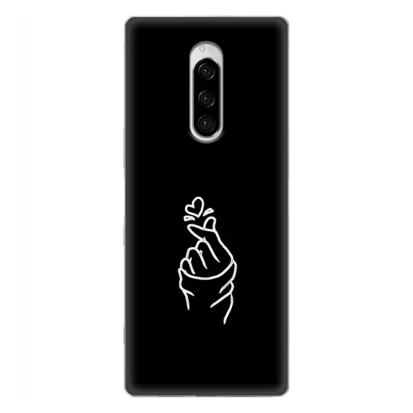 Чехол с рисунком «Знак Сердечка» для Sony Xperia 1 Чехол с рисунком «Знак Сердечка» для Sony Xperia 1