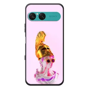 Чехол с Прикольным принтом на Sony Xperia 10 VII (АРТ Статуя)