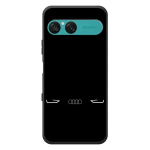 Силиконовый бампер с картинкой машины на Sony Xperia 10 VII (Силует Audi)