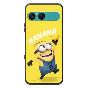 Мультяшный принт на Чехол для Сони Эксперия 10 Семь (Banana)