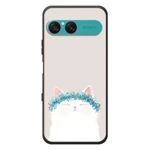 Чехол на тематику: Коты для Sony Xperia 10 VII (Белый котик)