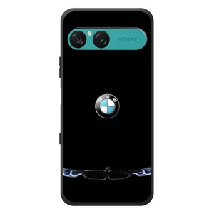 Силиконовый бампер с картинкой машины на Sony Xperia 10 VII (Черный BMW)